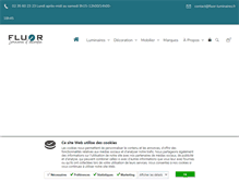 Tablet Screenshot of fluor-luminaires.fr